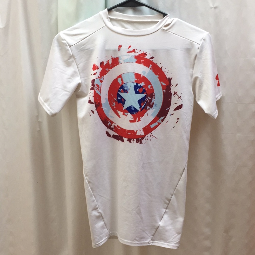 Underarmour Captain America workout T-shirt